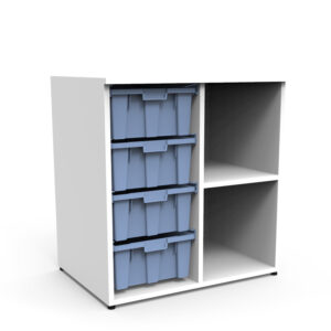 Gavetero 4 cajas grandes con repisa