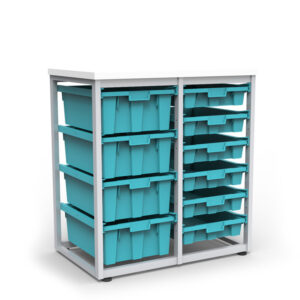 Gavetero TIDY AIR 2 cuerpos, cajas grandes + cajas estándar