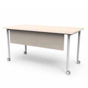 Mesa Link rodante con faldón laminado