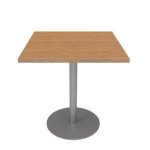 Mesa Base Disco Plano Cubierta Formalita Cuadrada